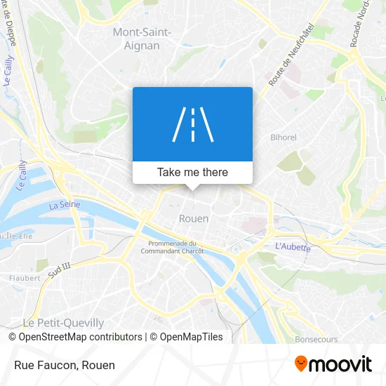 Rue Faucon map