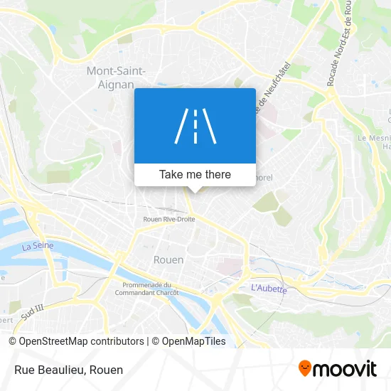 Rue Beaulieu map