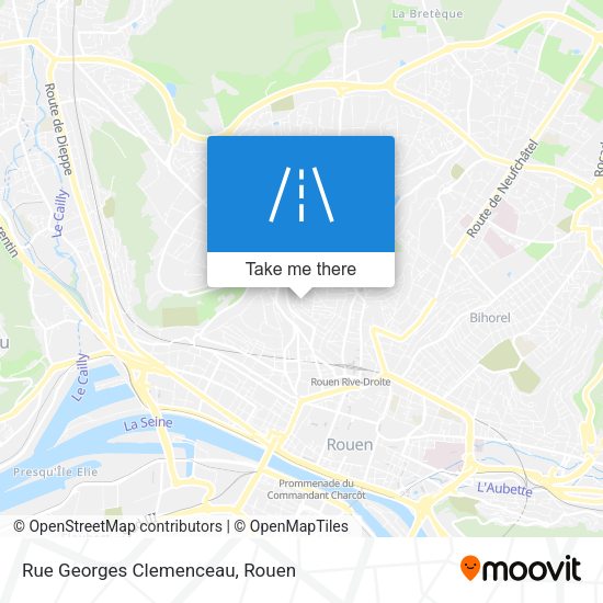 Rue Georges Clemenceau map
