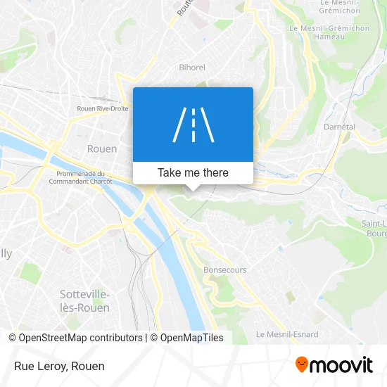 Rue Leroy map