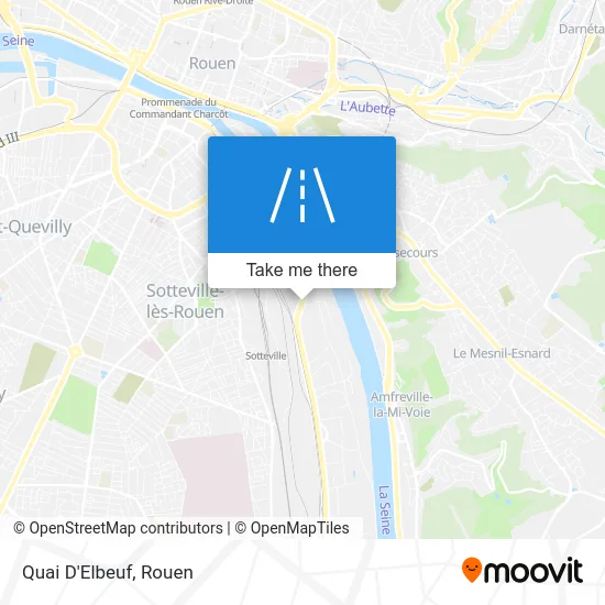 Quai D'Elbeuf map