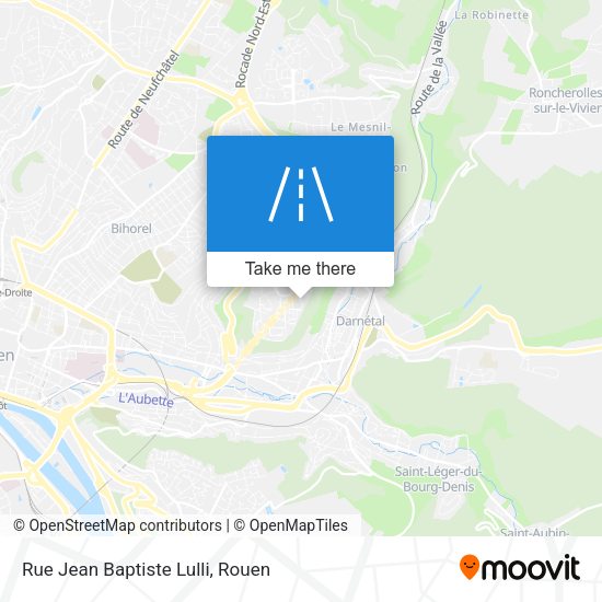 Rue Jean Baptiste Lulli map