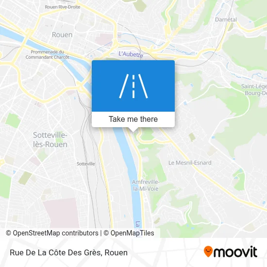 Rue De La Côte Des Grès map