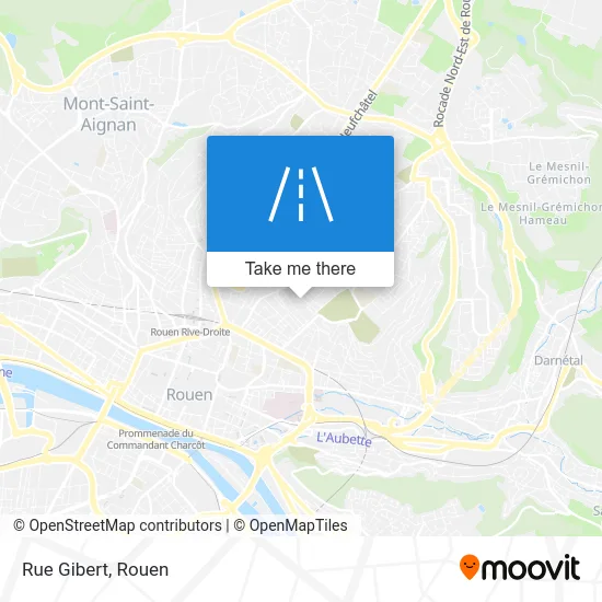 Rue Gibert map