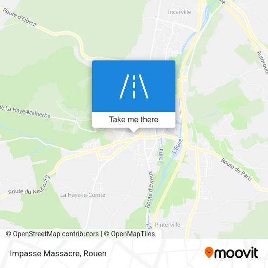 Impasse Massacre map