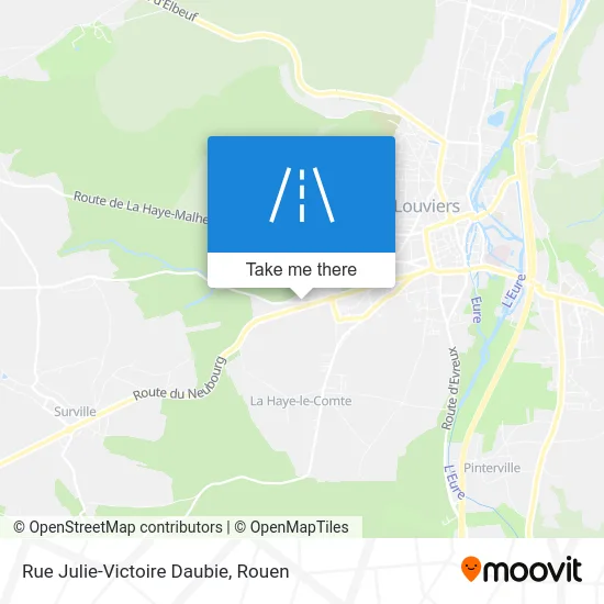 Rue Julie-Victoire Daubie map