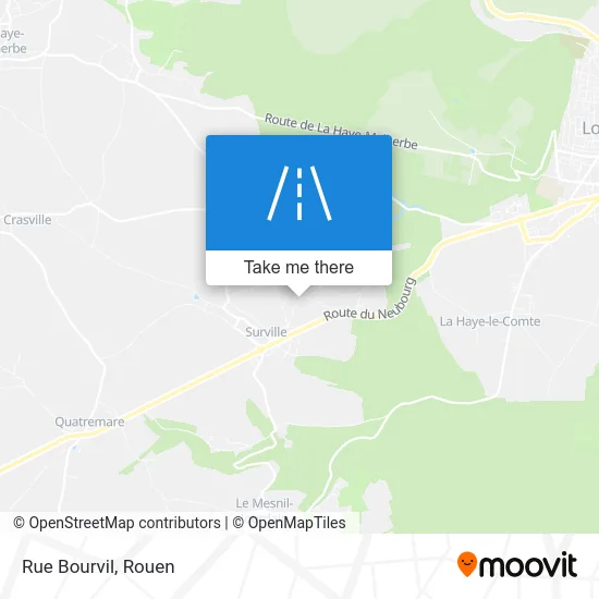 Rue Bourvil map