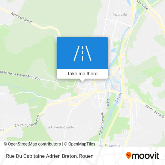 Rue Du Capitaine Adrien Breton map