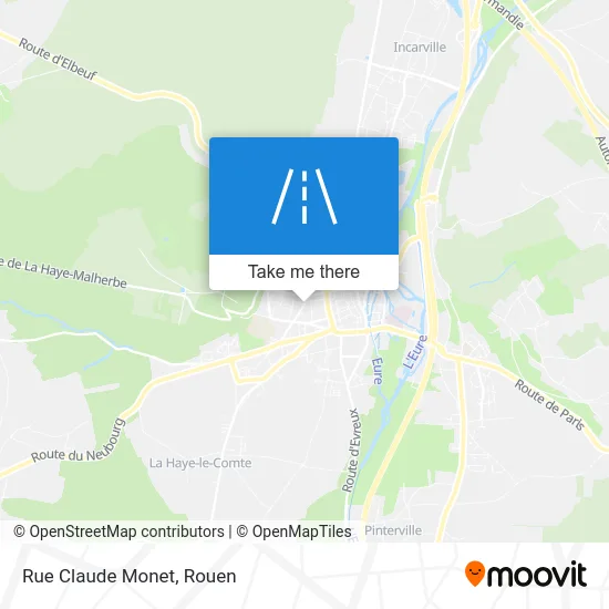Rue Claude Monet map