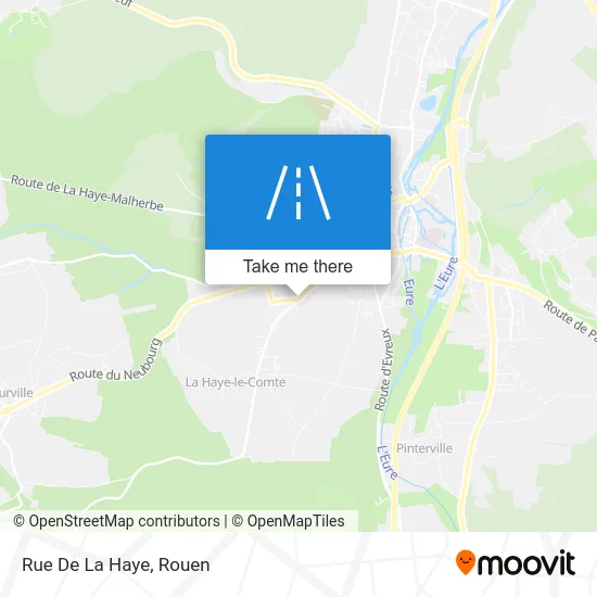 Rue De La Haye map
