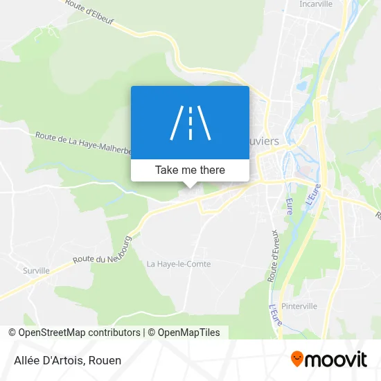 Allée D'Artois map