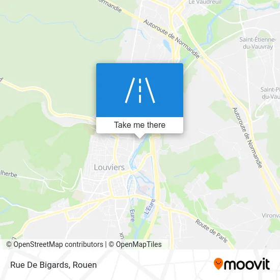 Rue De Bigards map