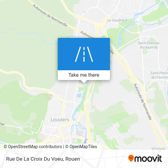 Rue De La Croix Du Voeu map