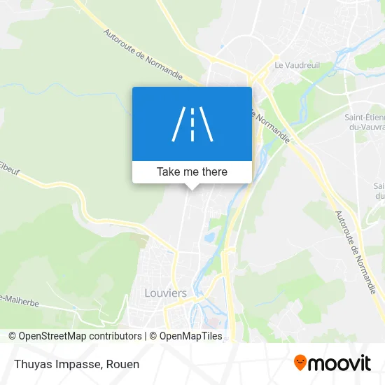 Impasse Des Thuyas map