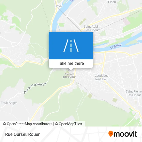 Rue Oursel map