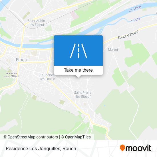 Résidence Les Jonquilles map