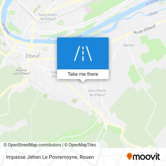 Impasse Jehan Le Povremoyne map