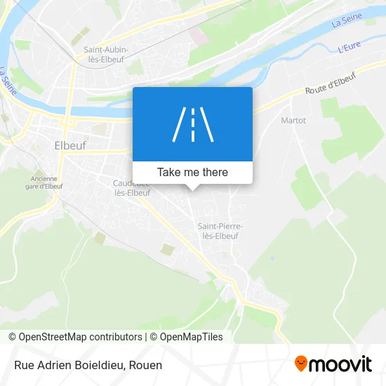 Mapa Rue Adrien Boieldieu
