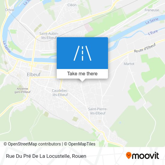 Rue Du Pré De La Locustelle map