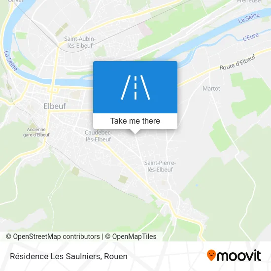 Résidence Les Saulniers map