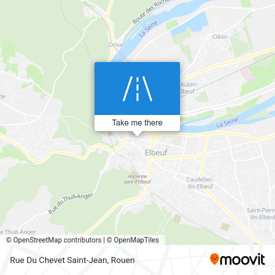 Rue Du Chevet Saint-Jean map