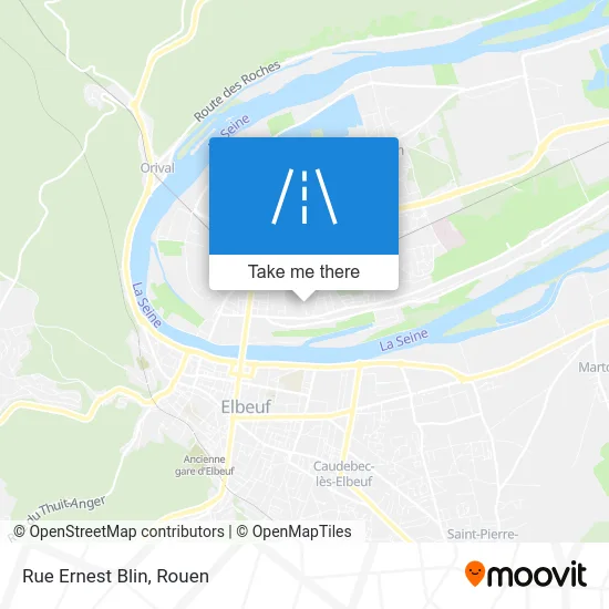 Rue Ernest Blin map