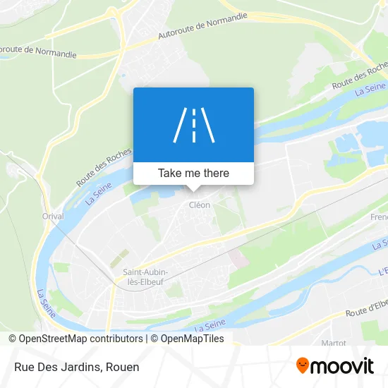 Rue Des Jardins map
