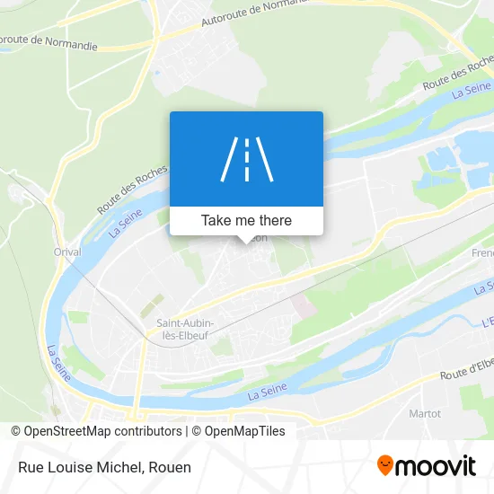 Rue Louise Michel map