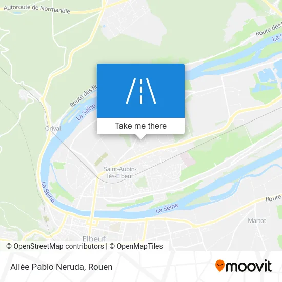 Allée Pablo Neruda map