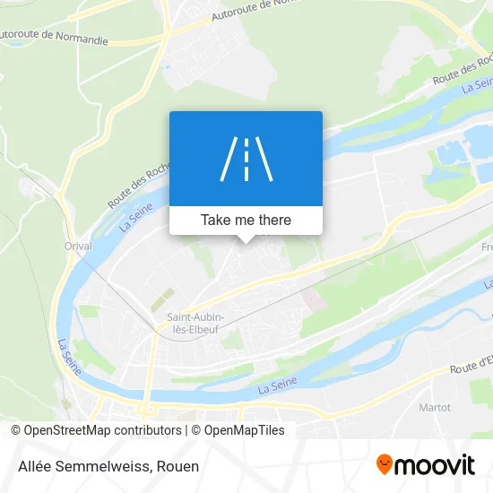 Allée Semmelweiss map