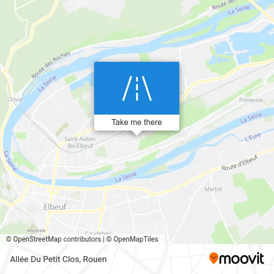 Allée Du Petit Clos map