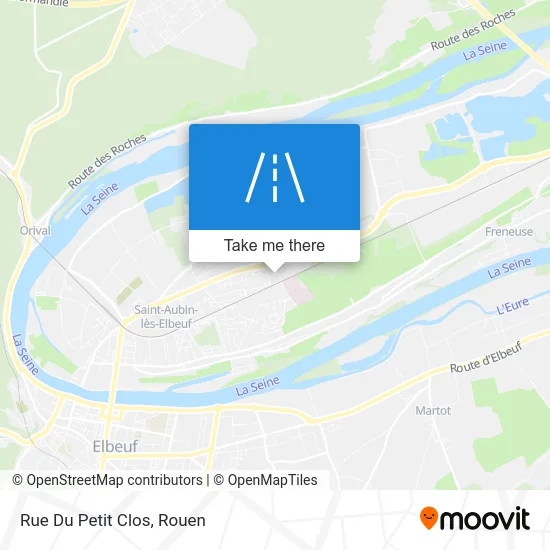 Rue Du Petit Clos map