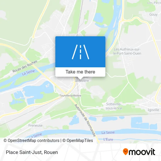 Place Saint-Just map