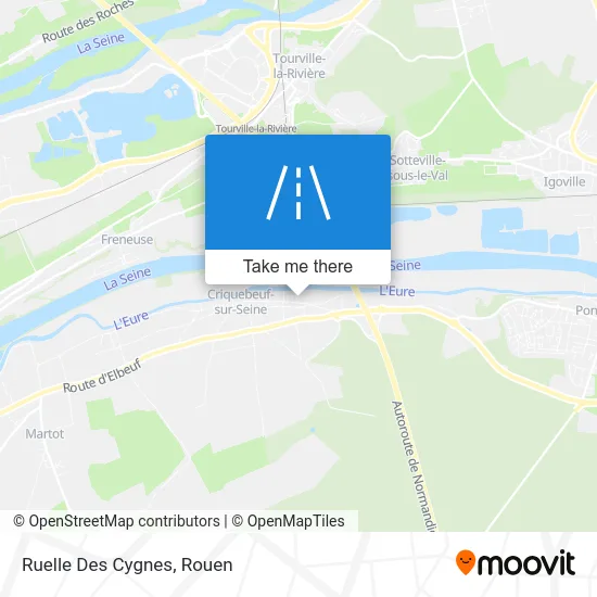 Ruelle Des Cygnes map