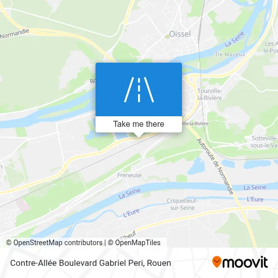Contre-Allée Boulevard Gabriel Peri map