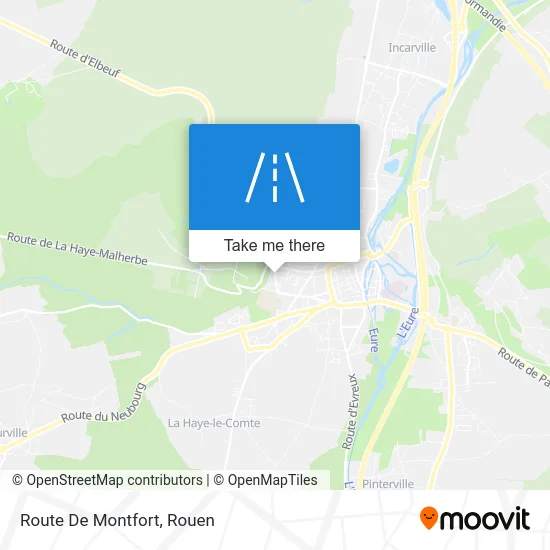 Route De Montfort map