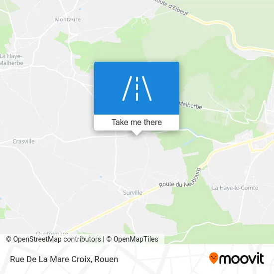 Rue De La Mare Croix map