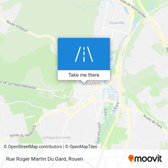 Rue Roger Martin Du Gard map