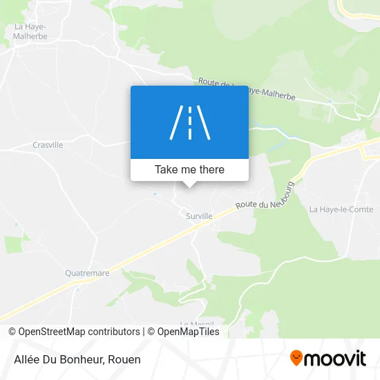 Allée Du Bonheur map