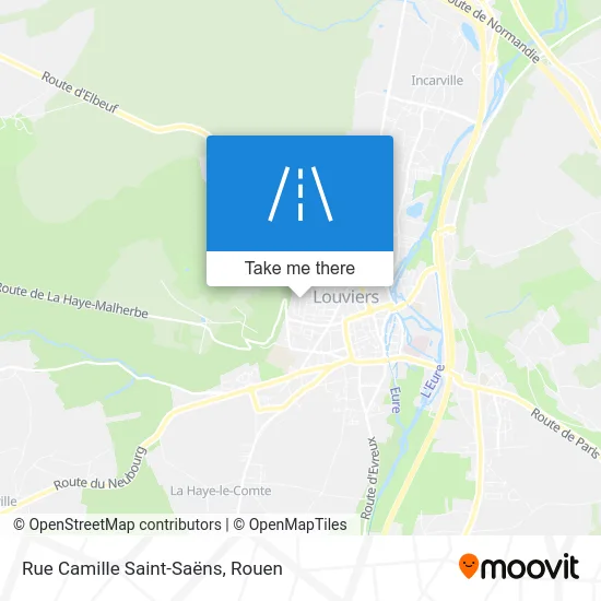 Rue Camille Saint-Saëns map