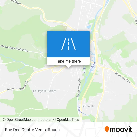 Rue Des Quatre Vents map