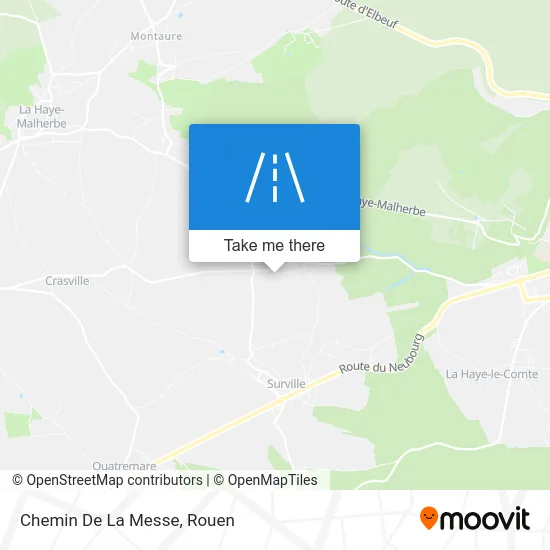 Chemin De La Messe map