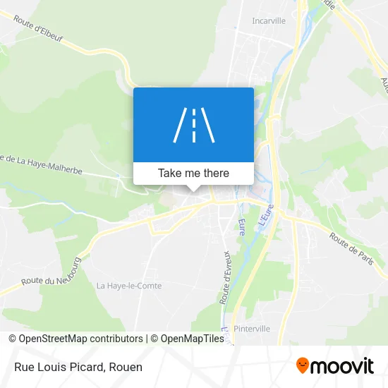 Rue Louis Picard map