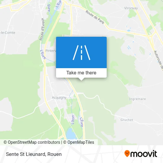 Sente St Lieunard map