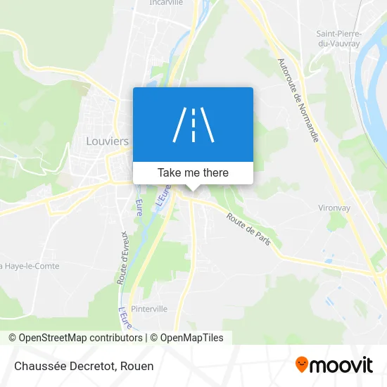 Chaussée Decretot map