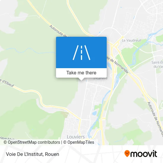 Voie De L'Institut map