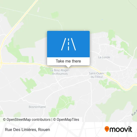 Rue Des Linières map