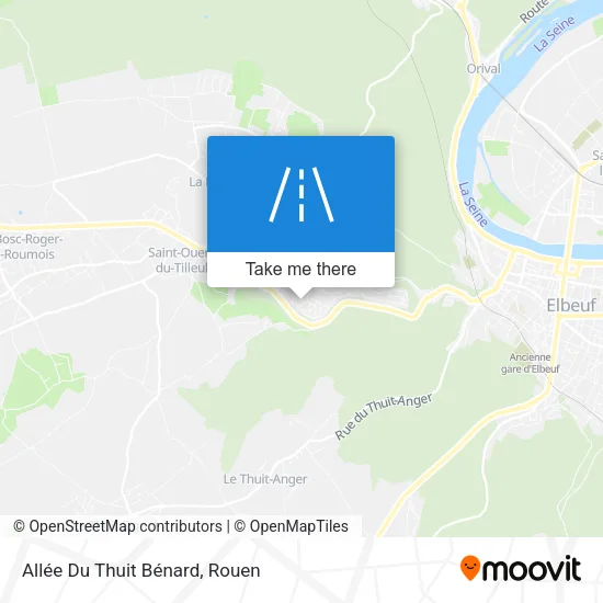 Allée Du Thuit Bénard map