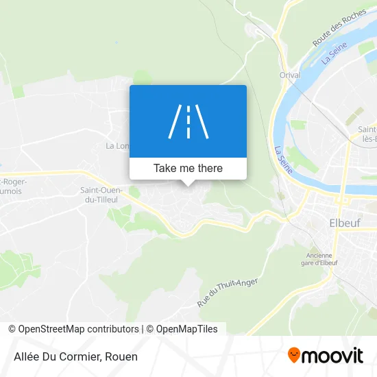 Allée Du Cormier map