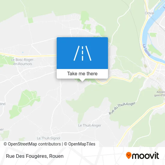 Rue Des Fougères map